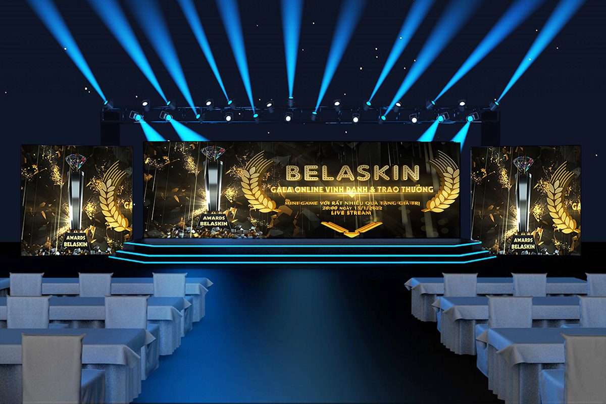 Mockup vinh danh Belaskin